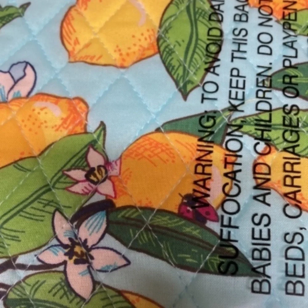 Vera Bradley Laptop Sleeve Lemon Grove Pattern